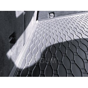 Kofferraumwanne für MERCEDES GLC X253 ab 2015/ ab 2019 - schwarz, rutschfest, wasserdicht, 1,5 cm rand,