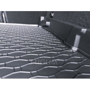 Kofferraumwanne für PEUGEOT 3008 MHEV ab 2024 - schwarz, rutschfest, wasserdicht, 1,5 cm rand,