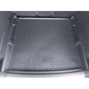 Kofferraumwanne für PEUGEOT 3008 MHEV ab 2024 - schwarz, rutschfest, wasserdicht, 1,5 cm rand,