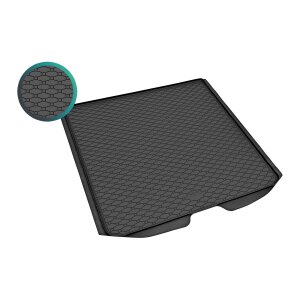Kofferraumwanne für VOLVO V70 ab 2008 bis 2016 - schwarz, rutschfest, wasserdicht, 1,5 cm rand,