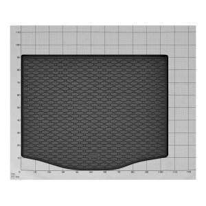 Kofferraumwanne für SsangYong Tivoli Grand ab 2015 | OBERE ODER UNTERE POSITION - schwarz, rutschfest, wasserdicht, 1,5 cm rand,