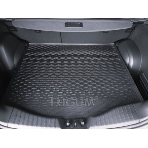 Kofferraumwanne für SsangYong Tivoli Grand ab 2015 | OBERE ODER UNTERE POSITION - schwarz, rutschfest, wasserdicht, 1,5 cm rand,