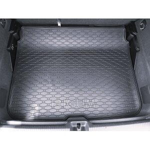 Kofferraumwanne für AUDI Q2 ab 2016 - schwarz, rutschfest, wasserdicht, 1,5 cm rand,