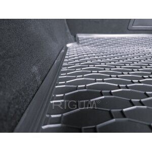 Kofferraumwanne für Citroen C5X PHEV ab 2022 - schwarz, rutschfest, wasserdicht, 1,5 cm rand,