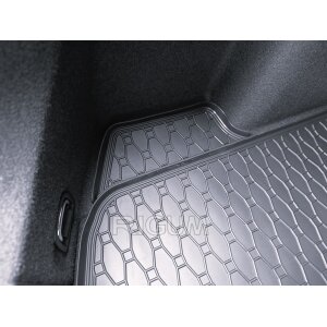 Kofferraumwanne für AUDI A3 Sedan ab 2020 - schwarz, rutschfest, wasserdicht, 1,5 cm rand,