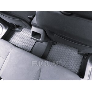 Gummimatten für Dacia Duster LPG ab 2024 - schwarz, 1,5 cm Rand