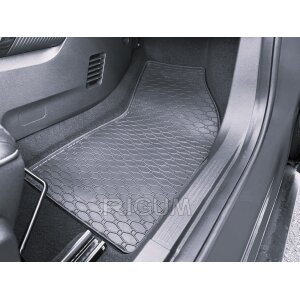 Gummimatten für Citroen C3 ab 2025 - schwarz, 1,5 cm Rand