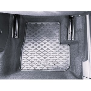 Gummimatten für Citroen C3 ab 2025 - schwarz, 1,5 cm Rand