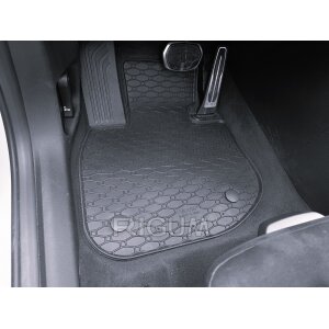 Gummimatten für BMW iX2 ab 2024 - schwarz, 1,5 cm Rand