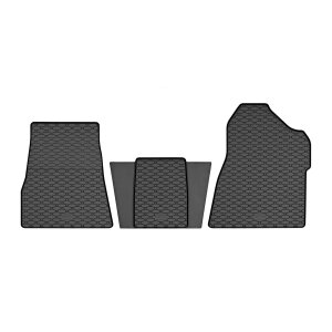 Gummimatten für RENAULT Master 3m ab 2024 - schwarz, 1,5 cm Rand