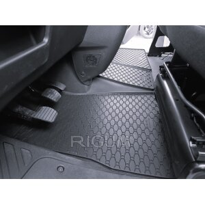 Gummimatten für RENAULT Master 3m ab 2024 - schwarz, 1,5 cm Rand
