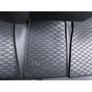 Gummimatten für RENAULT Master 3m ab 2024 - schwarz, 1,5 cm Rand