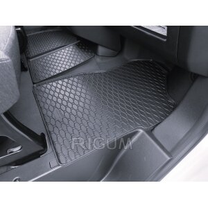 Gummimatten für RENAULT Master 3m ab 2024 - schwarz, 1,5 cm Rand