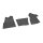 Gummimatten für Renault Master IV ab 2024 - schwarz, 1,5 cm Rand