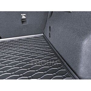Kofferraumwanne für BMW iX1 ab 2022 - schwarz, rutschfest, wasserdicht, 1,5 cm rand,