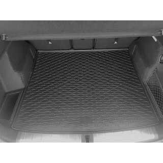 Kofferraumwanne für BMW iX2 ab 2024 - schwarz, rutschfest, wasserdicht, 1,5 cm rand,
