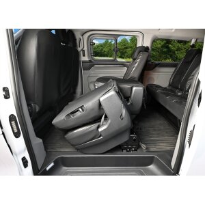 Sitzbezüge für Ford Transit Custom ab 2024 – Velourimitat mit Kunstleder