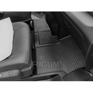 Gummifußmatten und Kofferraumwanne ein Set passend für PEUGEOT e-Traveller 8 Sitzer ab 2016-