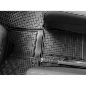 Gummifußmatten und Kofferraumwanne ein Set passend für PEUGEOT Traveller 8 Sitzer ab 2016-