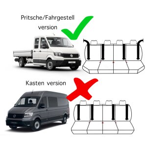Sitzbezüge für VW Crafter ab 2017 – Polstermaterial