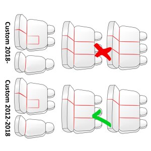 Sitzbezüge für Ford Transit Custom I ab 2012 bis 2023 – Polstermaterial