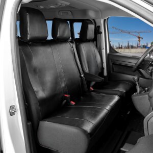 Sitzbezüge für Peugeot Expert/Traveller ab 2016 – Kunstleder