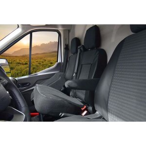 Sitzbezüge für Ford Transit VII / VIII ab 2014 / Facelift ab 2020 – Polstermaterial mit Kunstleder
