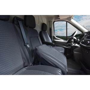 Sitzbezüge für Ford Transit Custom I ab 2012 bis 2023 – Polstermaterial mit Kunstleder