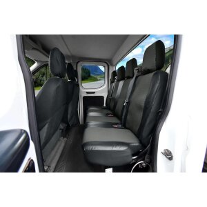 Sitzbezüge für Ford Transit VII / VIII ab 2014 / Facelift ab 2020 – Polstermaterial mit Kunstleder