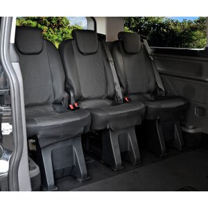Sitzbezüge für Ford Tourneo Custom I Facelift ab 2018 bis 2023 – Polstermaterial mit Kunstleder