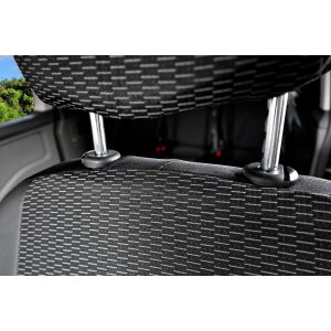 Sitzbezüge für Ford Transit Custom I ab 2012 bis 2023 – Polstermaterial mit Kunstleder