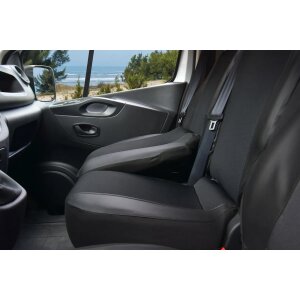 Sitzbezüge für Renault Trafic ab 2014 bis 2021 – Polstermaterial mit Kunstleder