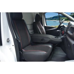 Sitzbezüge für Renault Trafic ab 2014 bis 2021 – Velourimitat mit Kunstleder