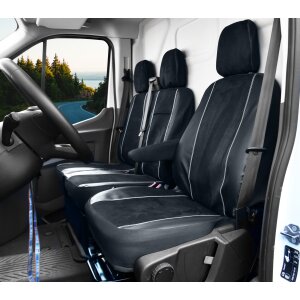 Sitzbezüge für Ford Tourneo Custom I ab 2012 bis 2018 – Velourimitat mit Kunstleder