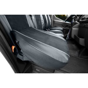 Sitzbezüge für Ford Tourneo Custom I ab 2012 bis 2018 – Velourimitat mit Kunstleder