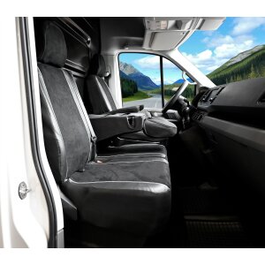 Sitzbezüge für VW Crafter ab 2017 – Velourimitat mit Kunstleder
