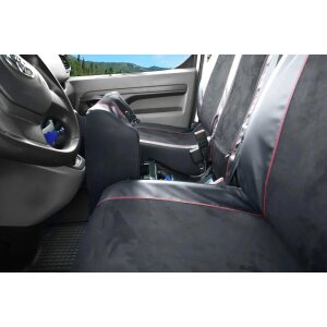 Sitzbezüge für Citroen Jumpy/SpaceTourer ab 2016 – Velourimitat mit Kunstleder