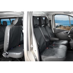 Sitzbezüge für Opel Vivaro ab 2014 bis 2019 – Kunstleder