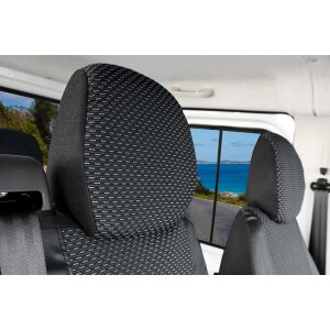 Sitzbezüge für Citroen Jumper ab 2006 / Facelift ab 2014 / Facelift ab 2022 – Polstermaterial mit Kunstleder