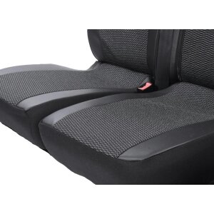 Sitzbezüge für Ford Transit Custom I ab 2012 bis 2023 – Polstermaterial mit Kunstleder