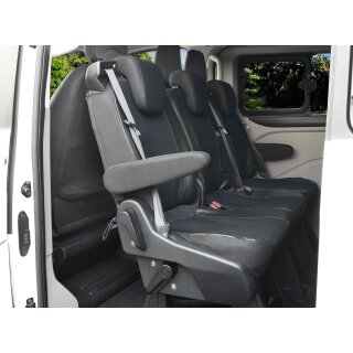 Sitzbezüge für Ford Tourneo Custom I Facelift ab 2018 bis 2023 – Polstermaterial mit Kunstleder