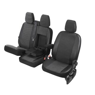 Sitzbezüge für Iveco Daily VI ab 2014 / Facelift ab 2019 / Facelift ab 2024 – Polstermaterial mit Kunstleder