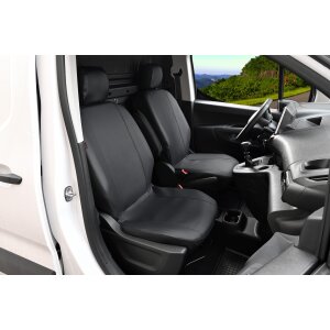 Sitzbezüge für Citroen Berlingo III Furgon ab 2019 bis 2023 und Facelift ab 2023 – Kunstleder