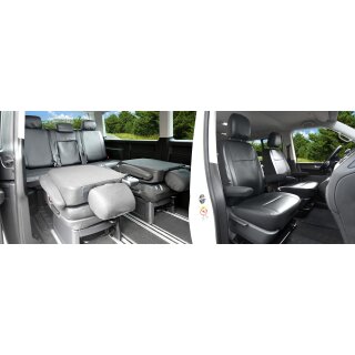 Sitzbezüge für VW T6 Multivan ab 2015 / VW T6.1 Multivan ab 2019 – Kunstleder