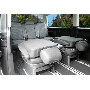 Sitzbezüge für VW T6 Multivan ab 2015 / VW T6.1 Multivan ab 2019 – Polstermaterial mit Kunstleder