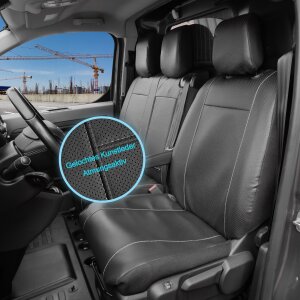 Sitzbezüge für Citroen Jumpy/SpaceTourer ab 2016 – atmungsaktives Kunstleder