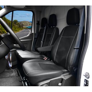 Sitzbezüge für Ford Transit VII / VIII ab 2014 / Facelift ab 2020 – atmungsaktives Kunstleder