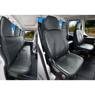 Sitzbezüge für Iveco Daily VI ab 2014 / Facelift ab 2019 / Facelift ab 2024 – Kunstleder