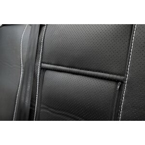 Sitzbezüge für Citroen Jumper ab 2006 / Facelift ab 2014 / Facelift ab 2022 – atmungsaktives Kunstleder