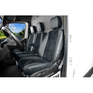 Sitzbezüge für Mercedes Sprinter III W907 / W910 ab 2018 – Velourimitat mit Kunstleder